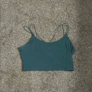 Women's Teal Spaghetti Strap Top